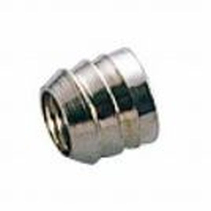 15416 ダボ 真鍮 8×6mm 女 Ni（ニッケル） W1／4 （8個入）