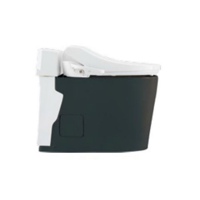 【便座・便器セット】SMA8205RGB/BK SmartCleanⅢα(スマートクリン) タンクレストイレ 前出寸法645mm 一般地用 床排水305-380 ブラック【セール開催中】