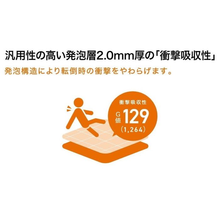 KU-22014 Sフロア ナーシングフロアV 発泡複層シート レインツリー 板巾約15.2cm