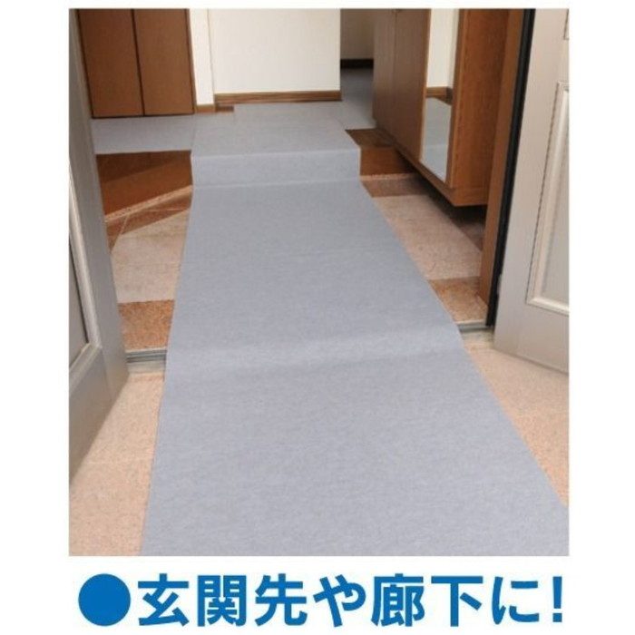 YM-1 養生用吸着ぴたマット カットタイプ 91×180cm グレー 12本入