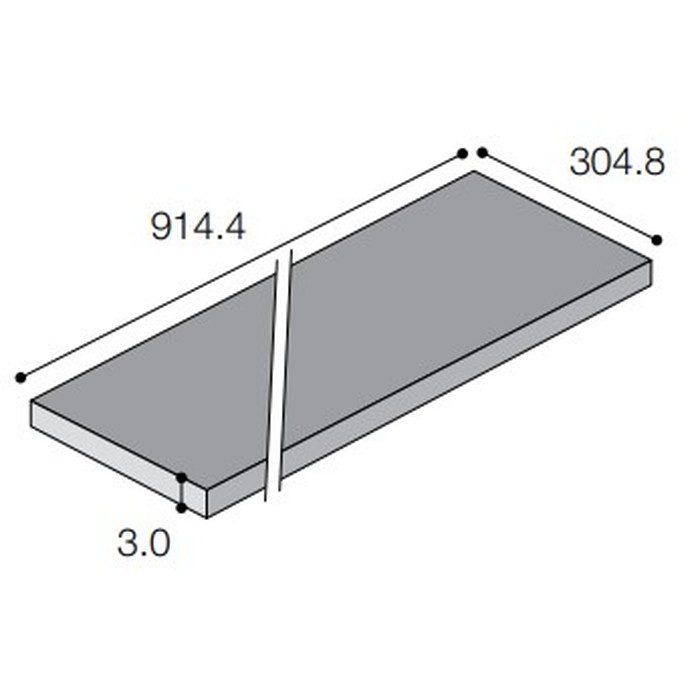 TNR-109 ビニル床タイル テラーノ Rサイズ 3×304.8×914.4mm 11枚入