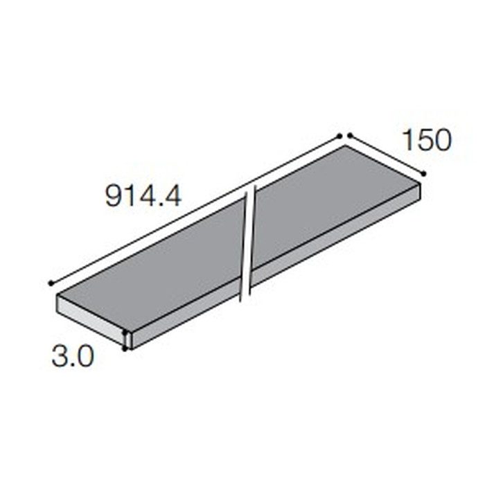 WBH-386DX ビニル床タイル ウッドライン Hサイズ 3×150×914.4mm DXタイプ コクタン 22枚入