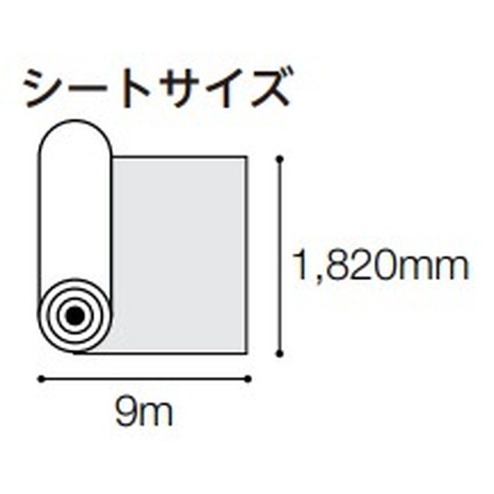 KD-174 機能性ビニル床シート 抗菌移動荷重用フロア 2×1820mm