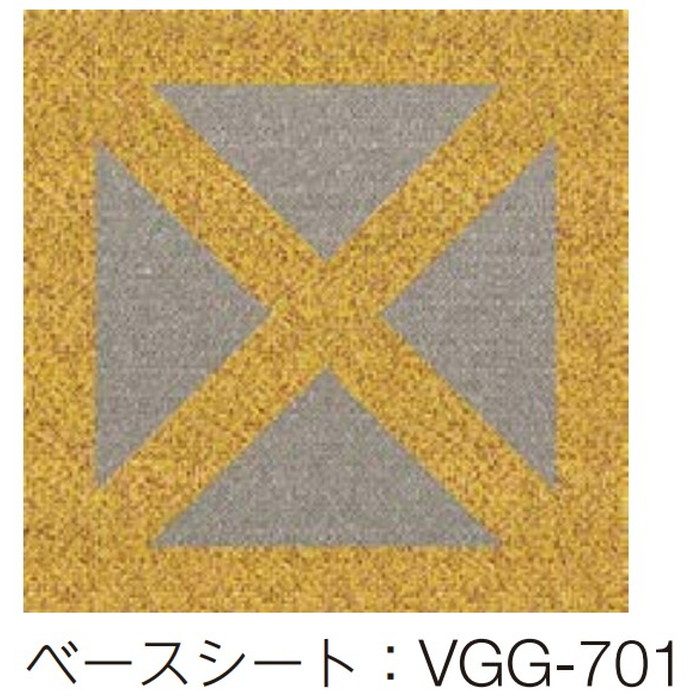 600-B-VGG701 ビュージスタ VGオリジナルカット 避難ハッチサイン Bタイプ 600×600mm