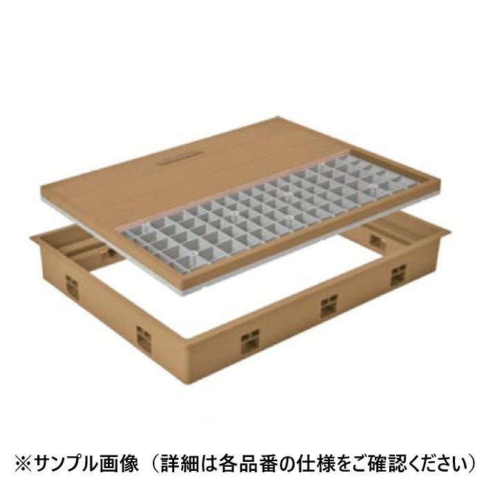 SPF-R4560F12-LG 高気密型床下点検口（標準型） フローリング合わせタイプ 板厚12mm専用 450×600タイプ ライトグレー