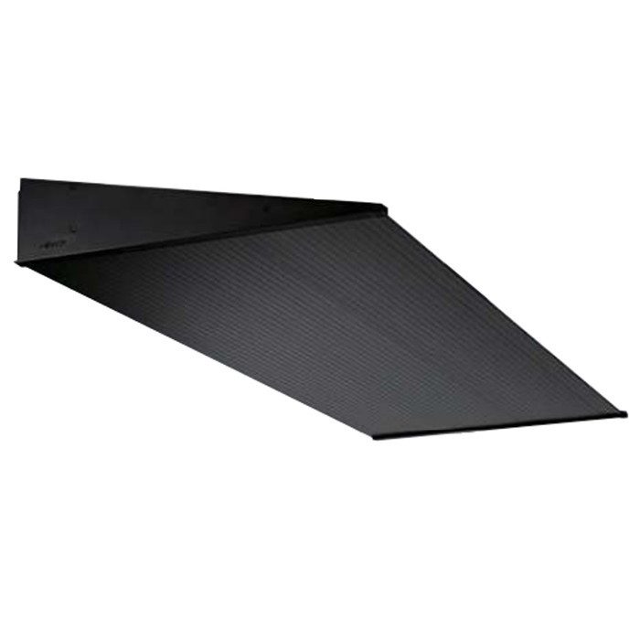 AF76-D400×L2400(BL) アルフィン アルミ庇 AF76 本体のみ 出幅400mm ひさし全長2400mm ブラック