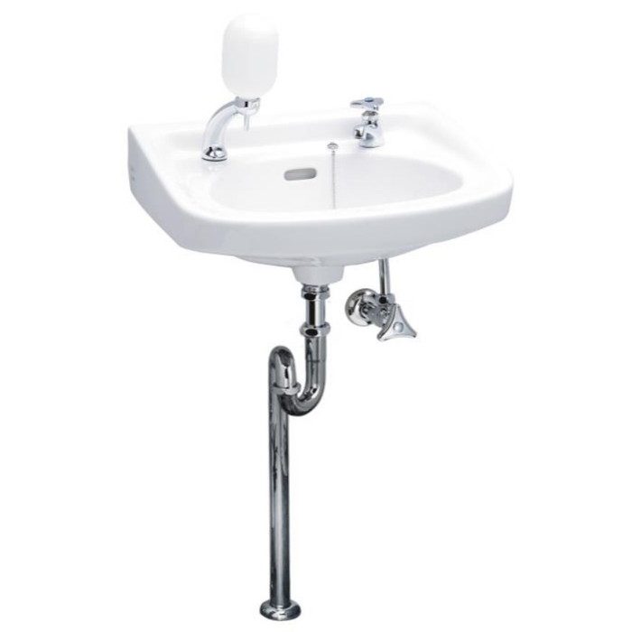 【感染対策】ジャニス製 トイレ用 手洗い台 /L353 BW1/モデルルーム設置使用品 洗面台、洗面ボウル（鏡なし）
