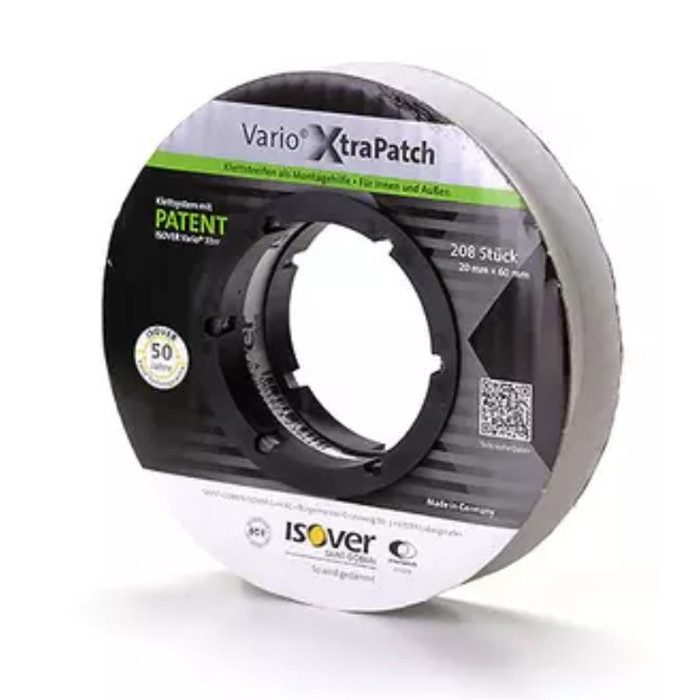 VARIOXP イゾベール・バリオ エクストラパッチ 仮留め固定用補助部材 パッチ寸法20×60mm 10巻入