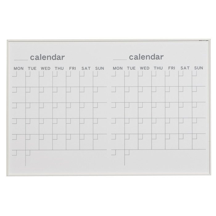 MR23W ホワイトボード MRシリーズ（壁掛）ホーローホワイト カレンダー