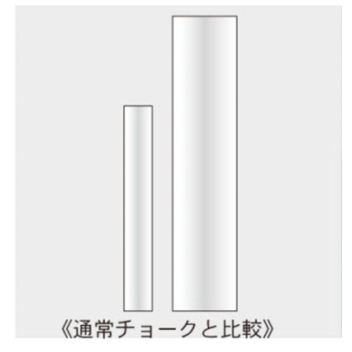 C907 極太チョーク 茶 500本入（25本／小箱×20）