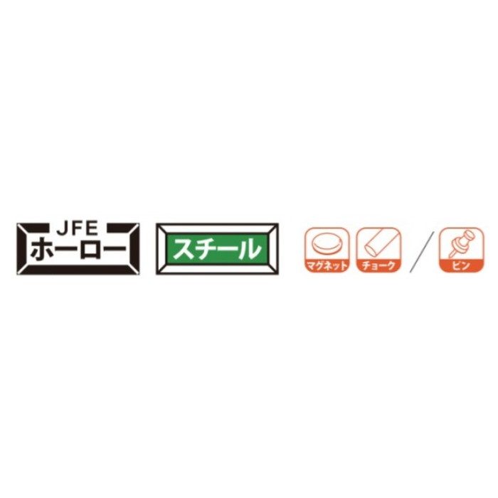 VSK312N-712 Pシリーズ 二ツ折スチールグリーン黒板／ワンウェイ掲示板 3662×610×1805mm 712アイボリー