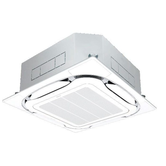 SZRUC160BY Eco ZEAS 天井埋込カセット形 S-ラウンドフロー 標準タイプ ペア接続 P160形 三相200V UVストリーマ除菌ユニット パネル（フレッシュホワイト） ワイヤード（ホワイト）