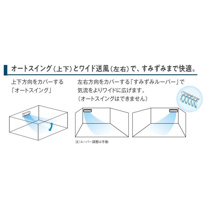 SSRA50BYV FIVE STAR ZEAS 壁掛形 ペア接続 P50形 単相200V ワイヤード（ホワイト）