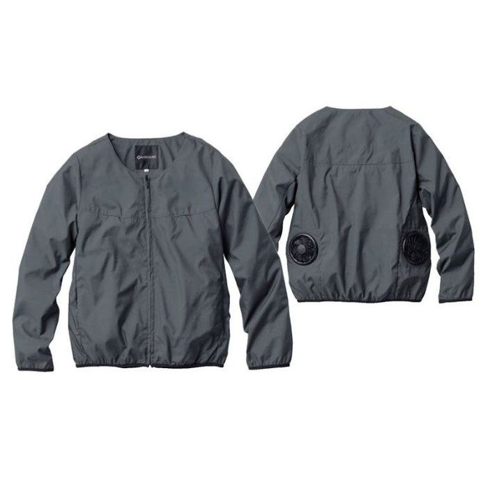 AR12121-K50 空調服Ⓡ 長袖ブルゾン レディース（ウェアのみ） グレー M