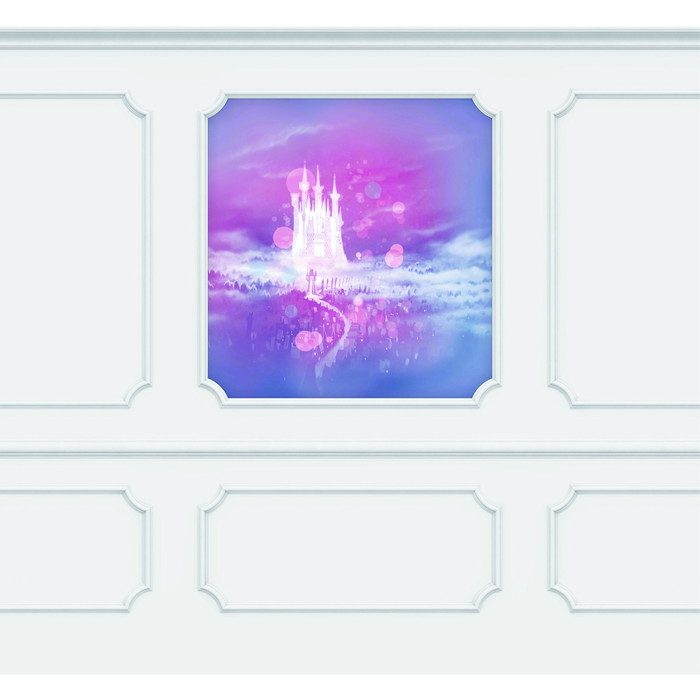 HZ-9051  ファイン1000 HIGH GRAFICA Select Order Disney シンデレラ キャッスルデザイン 2700mm×2500mm 3枚入