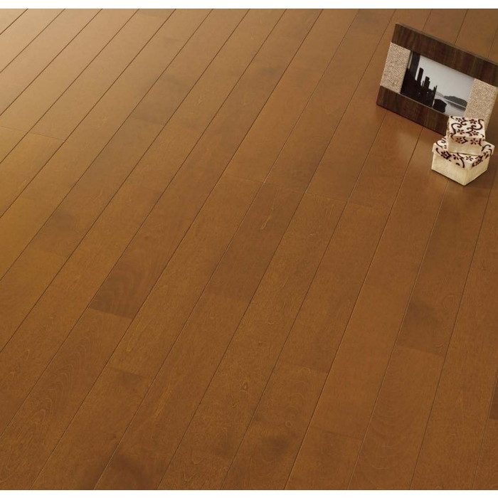 フローリング FKS477N-DK コンビットストライプ75N ダークブラウン色 突板