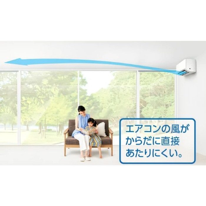 S363ATFS-W 壁掛形エアコン FXシリーズ 単相100V 室内電源タイプ 12畳対応 室外機セット ホワイト