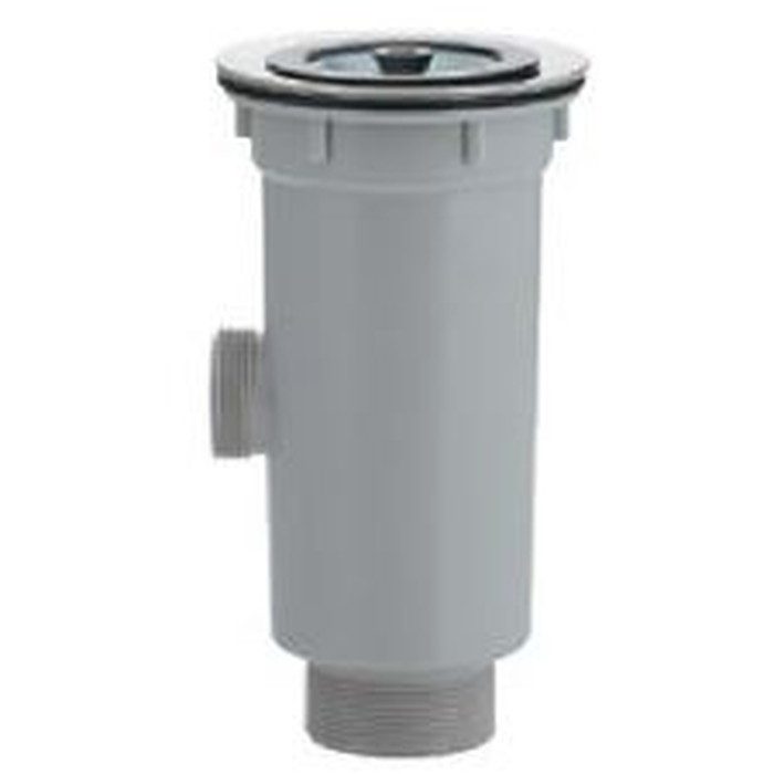 453-121 輸入シンク用トラップ 人工大理石・陶器用 親子シンク・オーバーフロー付きシンク対応