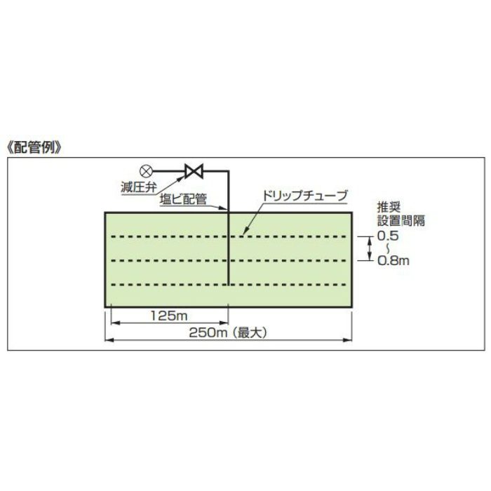 573-52-50 ドリップチューブ 50m巻 カクダイ【アウンワークス通販】