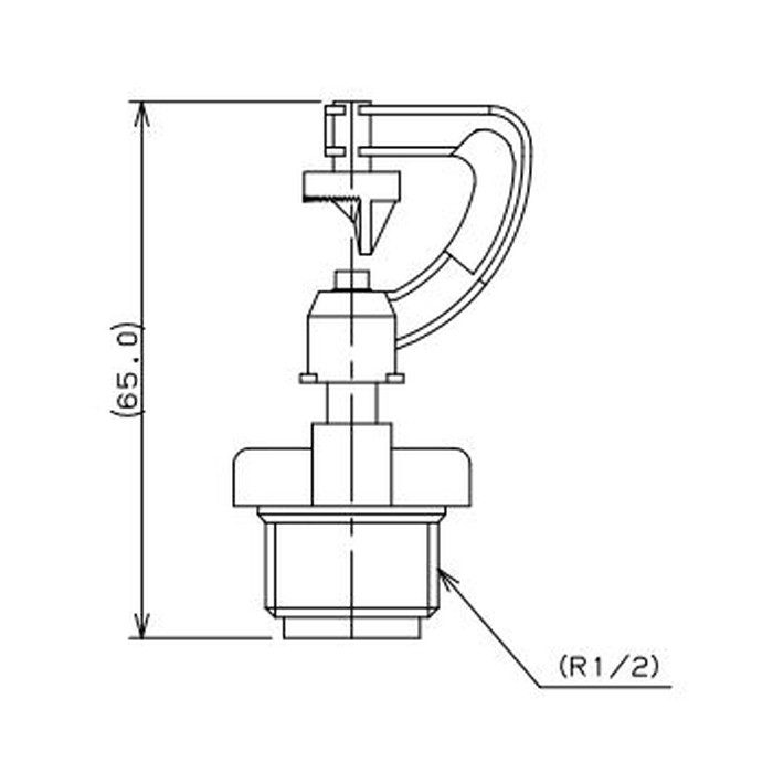 576-923 ミストスプリンクラー 散水角度180°