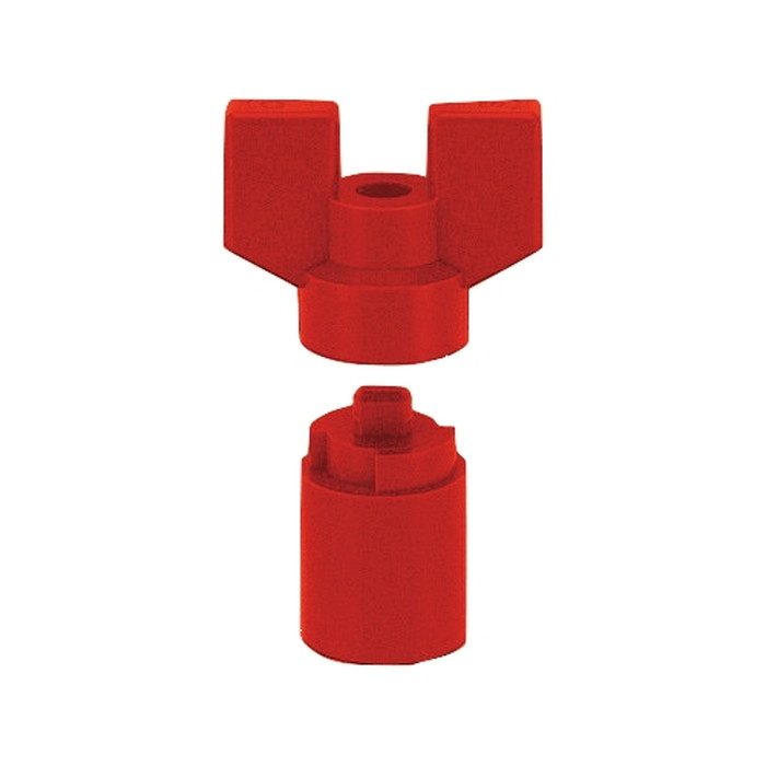 650-630-20 耐熱ボールバルブ 片ナット付 呼径20mm 首長ハンドル兼用タイプ（アタッチメント付き）