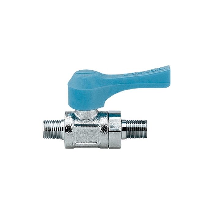 651-801-6 ミニチュアボールバルブ 呼径6mm ワンタッチ着脱式ハンドル