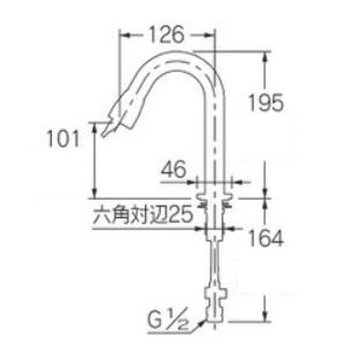 721-260 衛生水栓 漱 カクダイ【アウンワークス通販】