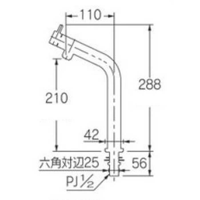 721-266-B 立水栓 トール Natural YUKI フロストミント カクダイ