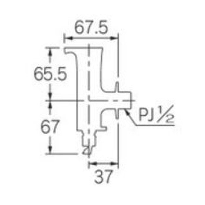 721-610-13 洗濯機用水栓 ストッパー付