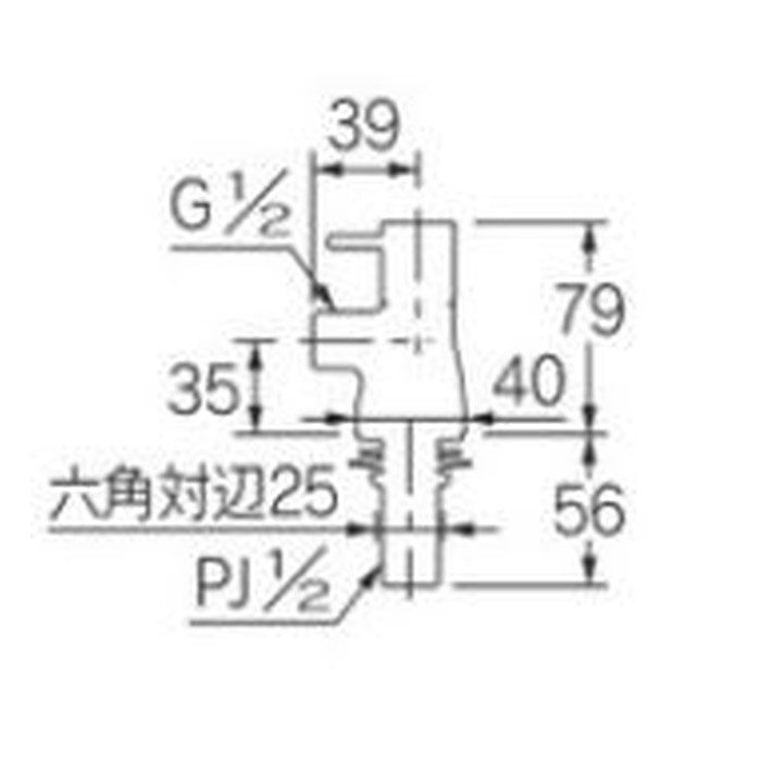 728-310 分水専用水栓 カクダイ【アウンワークス通販】