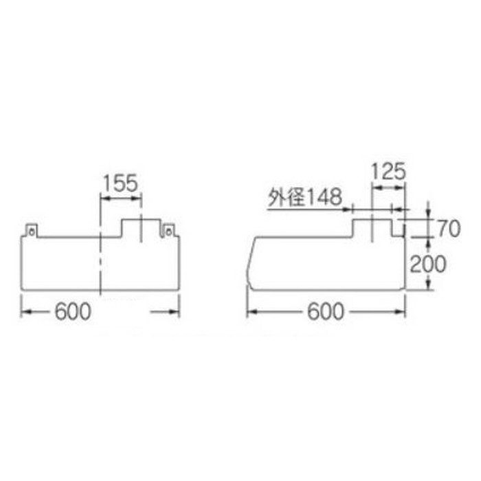 FJ-BFR1E601W レンジフード（浅型） ターボファン ホワイト カクダイ