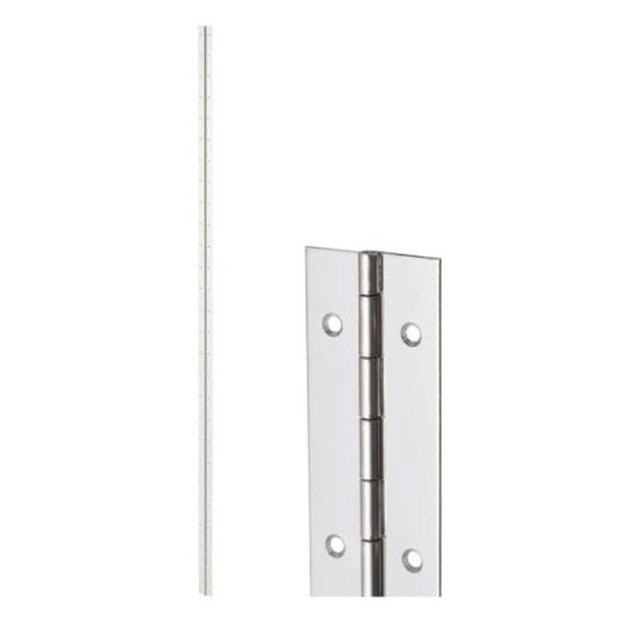 S-901 一枚物長丁番 51×2400mm t1.5mm 穴径4.5×6 ステンレス（SUS304） 磨き400仕上