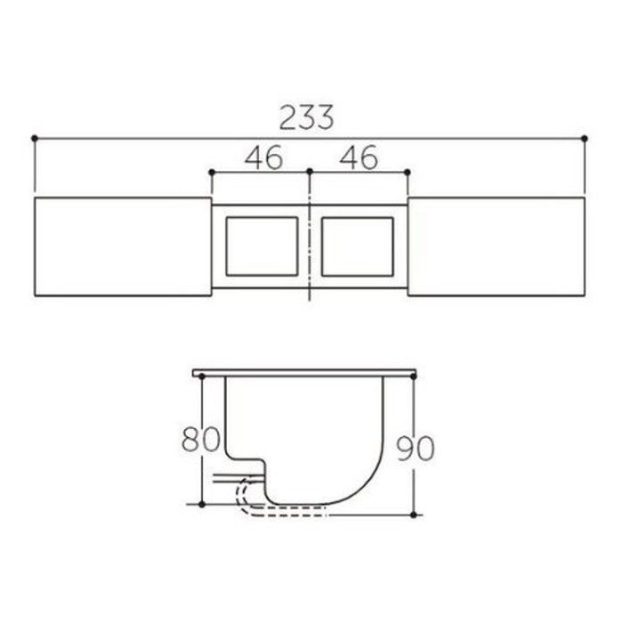 P-4300 スライドカバーコンセント ダブル（埋込みタイプ） 樹脂カバー 白色