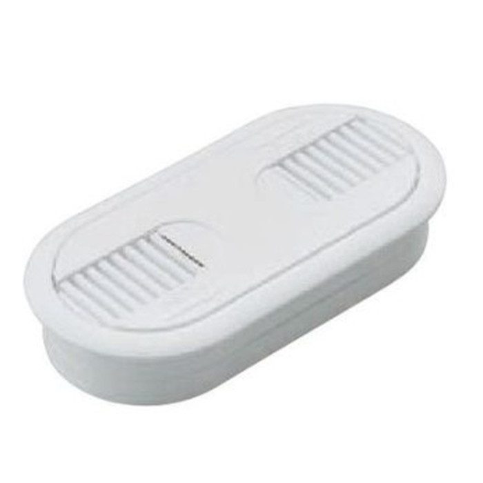 P-4700 配線用グロメット 楕円 白色