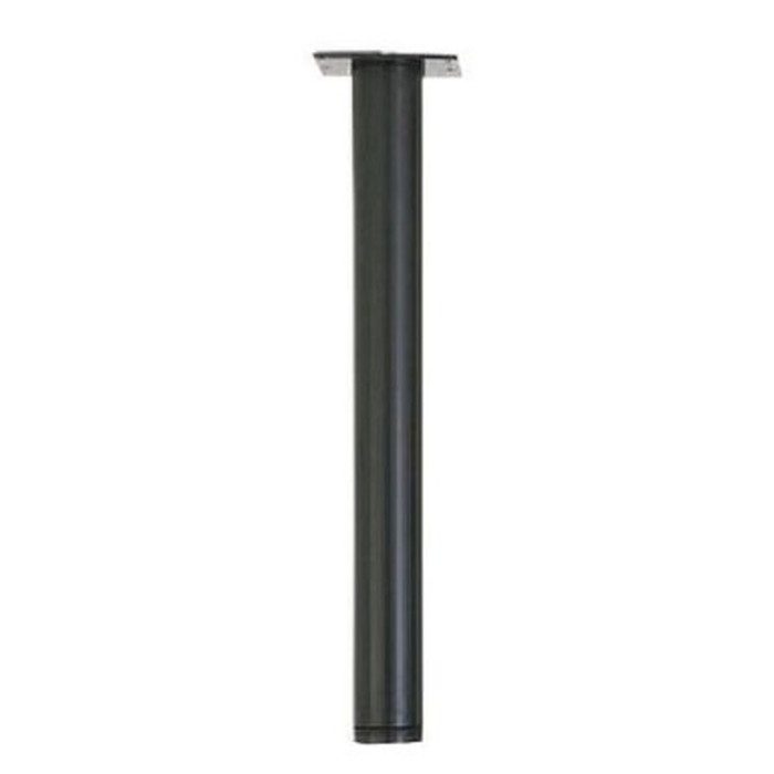 N-1000 SP-POLEスチールテーブル脚 天板Bタイプ φ50 H700mm 黒