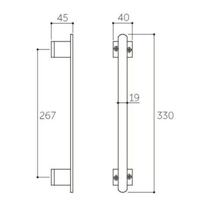 AIN-280 アイアンドアハンドルⅤ マットブラック