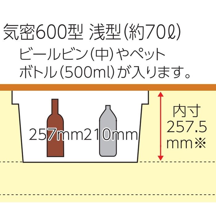 YT612K-M+PT60-A 樹脂枠気密型床下収納庫 浅型 12mmフローリング用 枠：ミディアム 収納庫本体：ホワイト