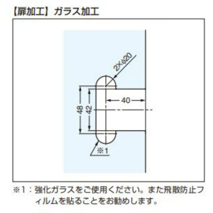 J95-C24-16T BN LAMP 重量用ワンタッチスライド丁番 J95 PAT キャッチ付 黒ニッケルめっき