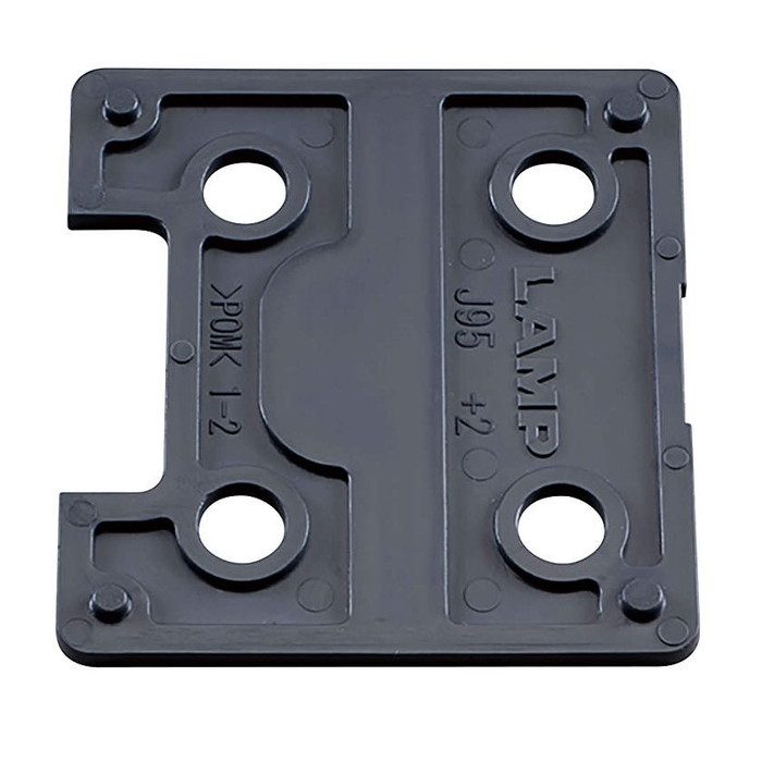 J95-DP2 LAMP ディスタンスプレート 重量用ワンタッチスライド丁番 J95用 2mm厚 グレー