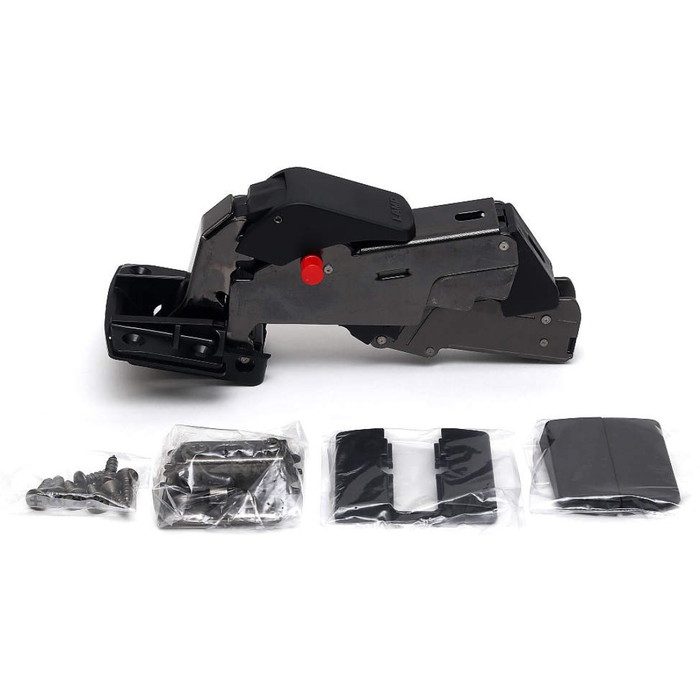 J160-D22-25T-BN LAMP 重量用広角度開きワンタッチスライド丁番 J160 ダンパー内蔵タイプ PAT 黒すずニッケルめっき