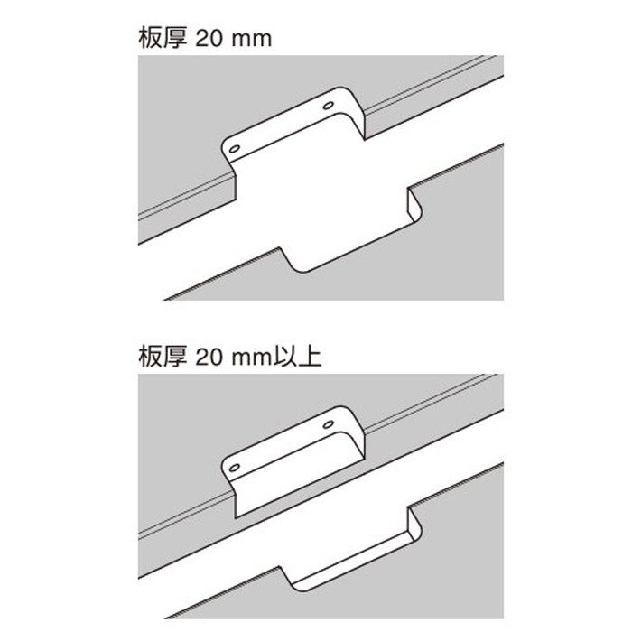 HG-TMH2030-BL LAMP 平行二軸トルクヒンジ HG-TMH型 PAT 塗装／ブラック