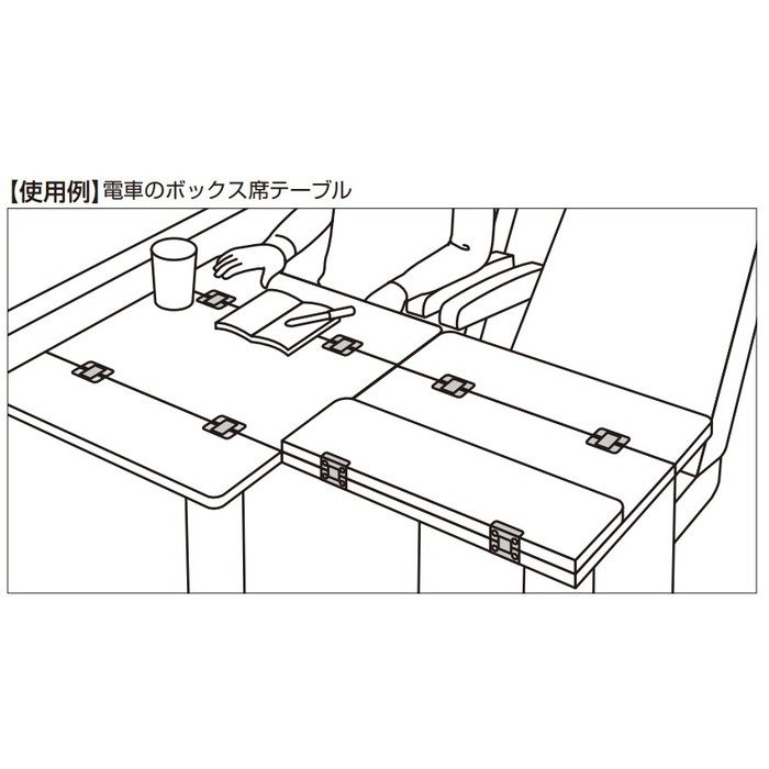 HG-TMH2030-BL LAMP 平行二軸トルクヒンジ HG-TMH型 PAT 塗装／ブラック