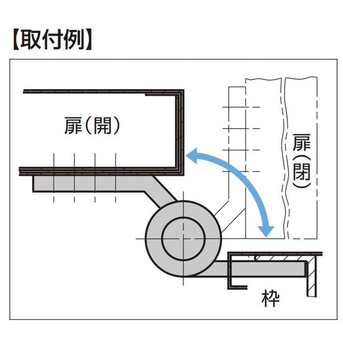 HG-KM12-268L LAMP ステンレス鋼製ウルトラ大型旗丁番 HG-KM型 左用