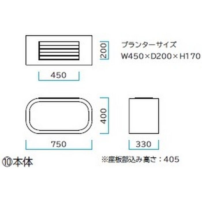 3680074 フープ E×F-FUPU W750×D330×H400mm カーキ ミヅシマ工業