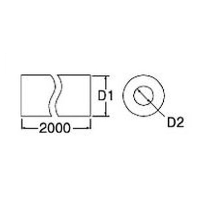 R549-20 高耐候性パイプカバー 銅管φ25.4 塩ビ管VP-20 10本入