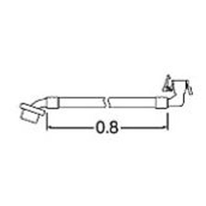 PT1700-1-0.8 自動洗濯機給水ホースL型 L0.8m
