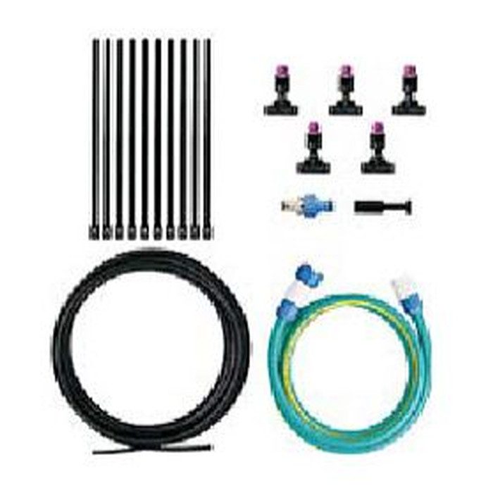 ECXH1711AS-13-ZA ミストセット 水道直結タイプ 噴霧量0.054L／min チューブ内径6・外径8mm 水道給水ホースセット2m付