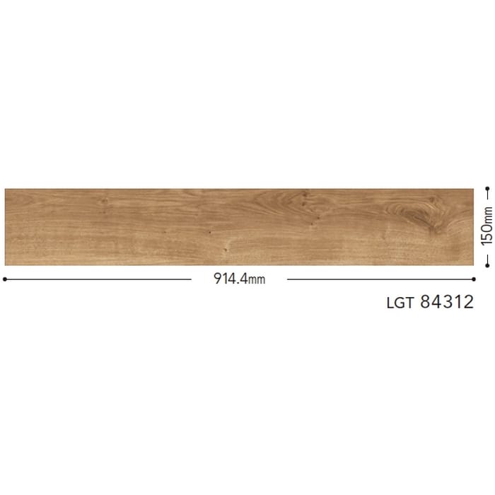 LGT-84312 レイグランタイル ウッド 150×914.4×5mm オーガニックオーク 13枚入