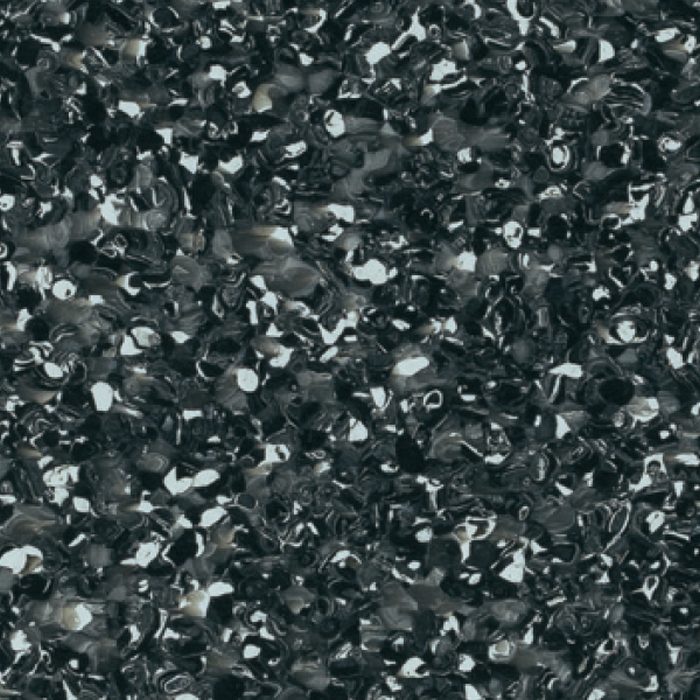 HTE1004 ヒトエ グランザ 単層ビニル床シート 厚2mm 幅2000mm ジェットブラック