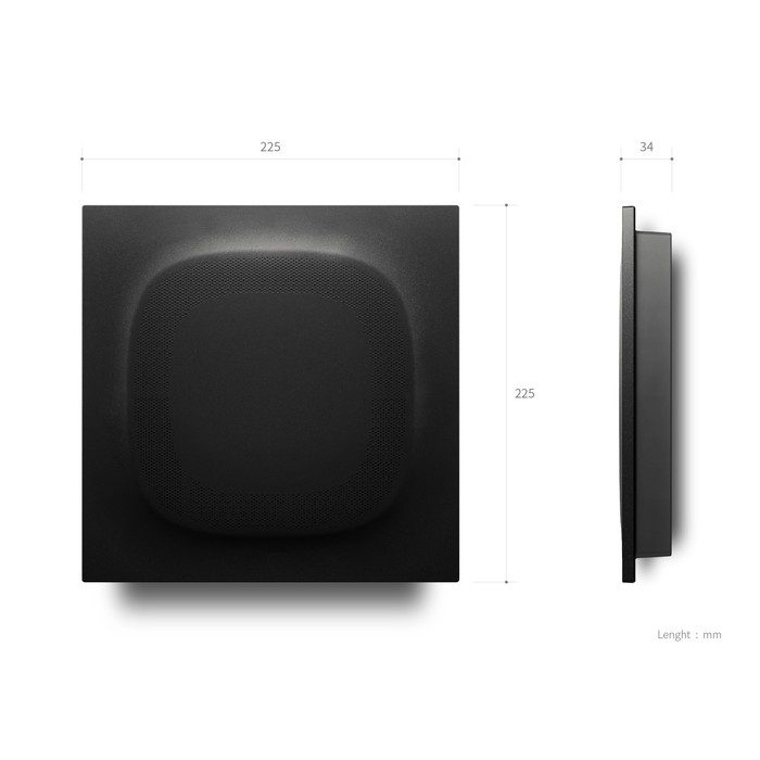 硬質吸音パネル iwasemi SQ-α ソフトグレイ 225mm×225mm×厚み34mm 15枚入